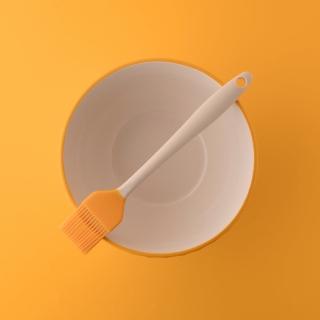 【TaylorsEye】不沾鍋矽膠醬料刷 切達乳酪21cm / 油刷 料理刷 烤肉刷
