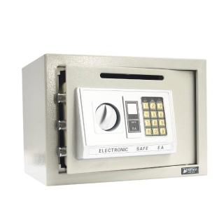 【TRENY】三鋼牙 電子式側投入型保險箱 中