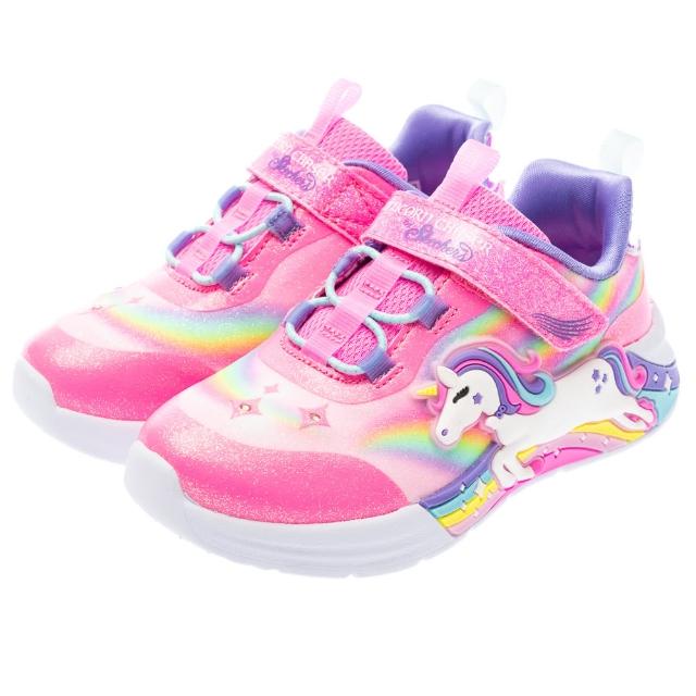 【SKECHERS】女嬰童系列 燈鞋 嬰童鞋 UNICORN CHASER(302298NPKMT)