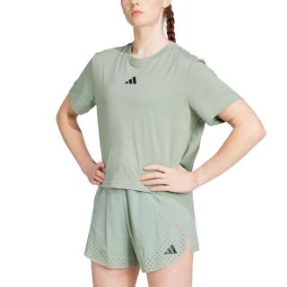 【adidas 愛迪達】酷涼 乾爽 運動 休閒 圓領短袖T恤 W HIIT G T 女 - JD8227