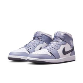 【NIKE 耐吉】休閒鞋 男鞋 運動鞋 AJ 喬丹 AIR JORDAN 1 MID 深藍灰 DQ8426-145