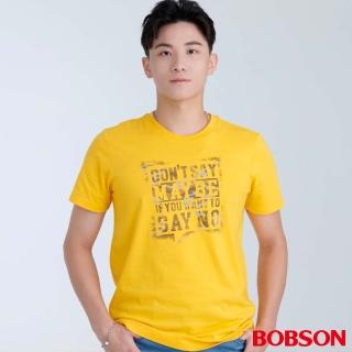【BOBSON】男款印圖上衣(74005-40)