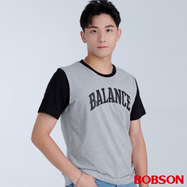 【BOBSON】男款袖配色上衣(74012-83)