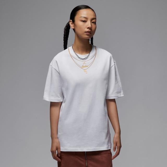 【NIKE 耐吉】短袖上衣 女 喬丹 寬鬆版型 AS W J SS TEE OS GCEL 白 IH0834-100