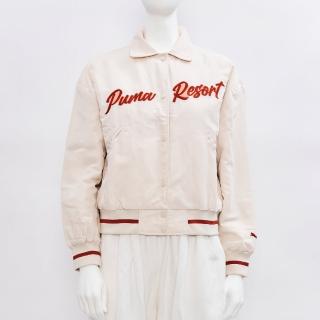 【PUMA】PRM ESS 女款 米色 亞規 微鋪棉 運動 休閒 外套 63253187