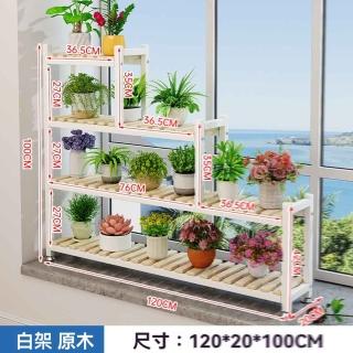 【w伊蘭特】階梯 120*20*100cm(花架 多層花架 階梯花架 花盆架 陽臺花架 置物架 陽臺花架 預購15天)