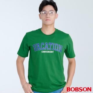 【BOBSON】男款寬版印圖上衣(74014-41)