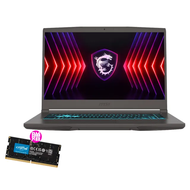 升級16G組★【MSI 微星】15.6吋 R7-7735HS RTX4060電競筆電(Thin A15/8G/512G/Win11/B7VF-085TW)