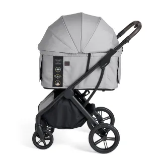 【FikaGO】北歐風一秒自動寵物推車 AGILE 2(灰韻蒔光)