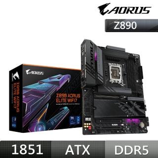 【技嘉】板+U組合★技嘉 Z890 AORUS ELITE WIFI7 INTEL主機板+Intel i7-14700 20核心處理器CPU
