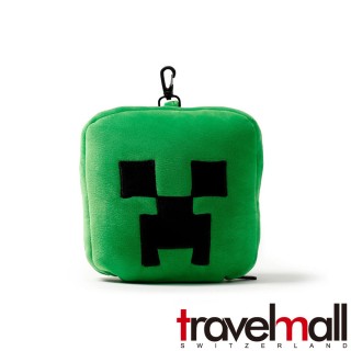【Travelmall】2IN1多功能旅行舒適枕頭眼罩(苦力怕)