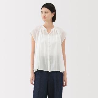 【MUJI 無印良品】女強撚法式袖套衫(共4色)