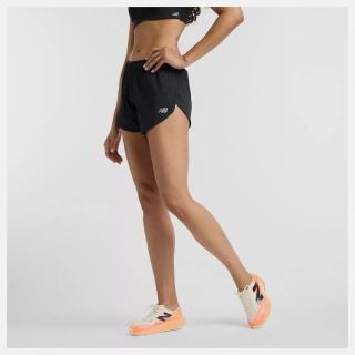 【NEW BALANCE】NB 短褲 女 運動褲 3吋 美規 黑 WS51288BK