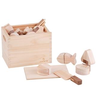 【IKONIH 愛可妮】日本檜木：食材套組-福利品(日本檜木/天然原木/手眼協調)
