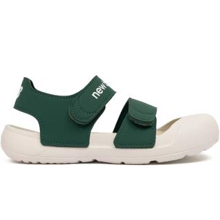 【NEW BALANCE】NB 涼鞋 童鞋 中童 兒童 護趾 魔鬼氈 綠 SYA809T3-M楦
