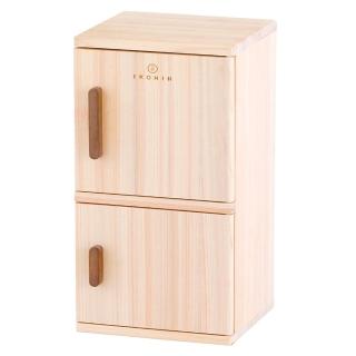 【IKONIH 愛可妮】日本檜木：收納小冰箱-福利品(日本檜木/天然原木/家家酒/角色扮演)