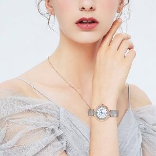 【Folli Follie】芙麗芙麗 WF22A013 淑女 雅緻 時尚穿搭 優雅 輕奢 日期 珍珠母貝 鑽圈 牛皮 女錶 手錶