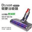 適用Dyson吸塵器電動軟絨地板刷頭 V7 V8 V10 V11 V15 地板吸頭/軟絨毛/纖維絨毛