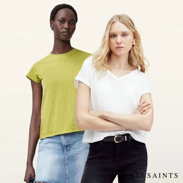 【ALLSAINTS】ANNA 公羊頭骨純棉短袖T恤 WM111S(3色任選)