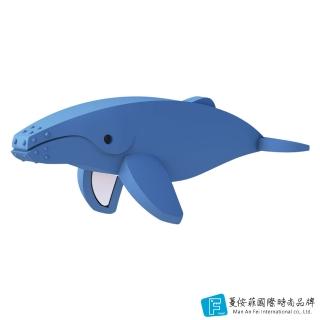 【MAF 蔓侒菲】韓國HALFTOYS哈福/3D磁吸骨骼拼圖-座頭鯨(磁吸/磁力片/組合玩具/辦公室擺飾/療癒/舒壓小物)