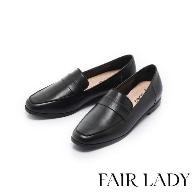 【FAIR LADY】七日色階7Days．隨性小方頭樂福鞋(經典黑、502612)