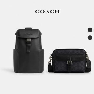 【COACH】蔻馳官方直營 VENTURER/HUDSON/RACER/Warner 男士斜揹包 手提包 旅行袋 經典LOGO 老花(多款可選)