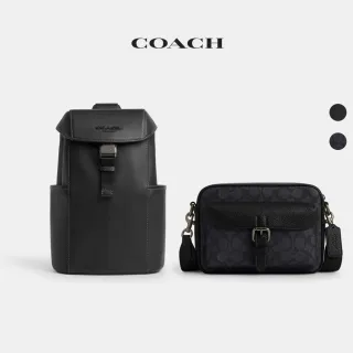 【COACH】蔻馳官方直營 VENTURER/HUDSON/RACER/Warner 男士斜背包 手提包 旅行袋 經典LOGO 老花(多款可選)