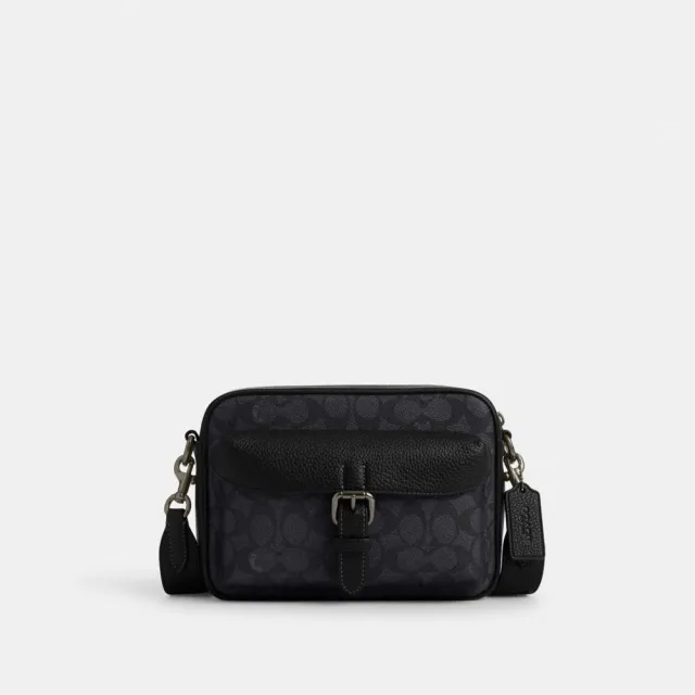 【COACH】蔻馳官方直營 VENTURER/HUDSON/RACER/Warner 男士斜背包 手提包 旅行袋 經典LOGO 老花(多款可選)