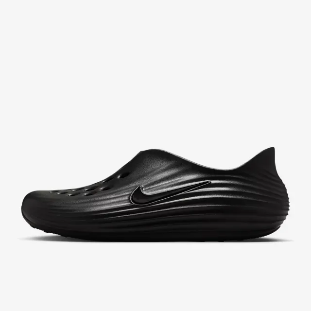 【NIKE 耐吉】REACTX REJUVEN8 黑色 男款 防水拖鞋 休閒鞋 洞洞鞋 懶人拖(HV5060-001)