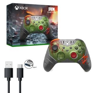 【Microsoft 微軟】XBOX 原廠無線控制器《毀滅戰士：黑暗時代》手把 全新未拆封(贈副廠TYPE-C充電線)