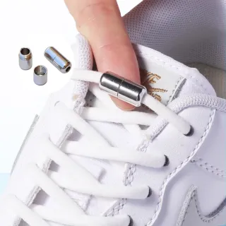 【鞋博士嚴選鞋材】膠囊鞋扣4mm免綁鬆緊鞋帶(懶人鞋帶運動鞋鞋帶大人兒童鞋帶)