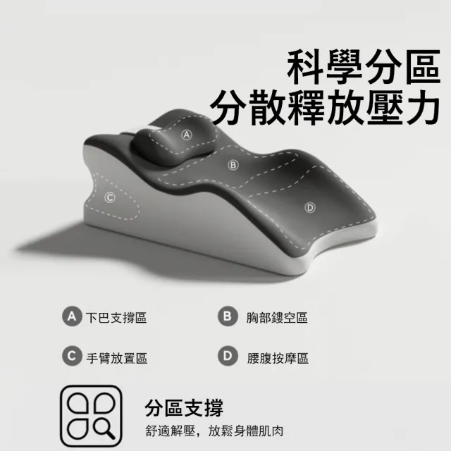 【Sager】冰絲多功能床上趴枕 記憶棉趴睡枕 居家床頭靠背枕(趴枕/腿枕/靠墊)