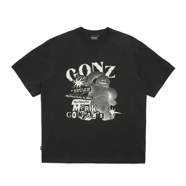 【Mark Gonzales】男女同款 GONZ COLLAGE T恤-黑色