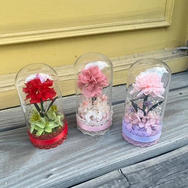 【OSTARA FLORIST 奧斯塔拉花藝】珍馨綻放(永生花、康乃馨、花禮、祝賀、母親節、女性長輩送禮)