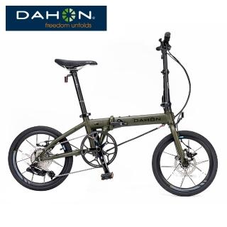 【DAHON 大行】K9 16吋9速鋁合金碟煞折疊腳踏車-共3色(KAA693mini/小折/通勤/休閒/代步)