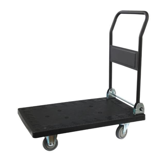 【TRENY】日式低噪音塑鋼手推車 300KG