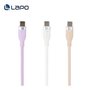 【LaPO】USB-C 液態矽膠微光快充傳輸線(PD/QC 100W 150cm)