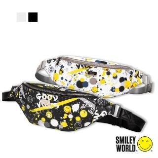 【Smiley World 微笑世界】經典玩樂系列單肩包/胸包/斜挎包(兩色可選)