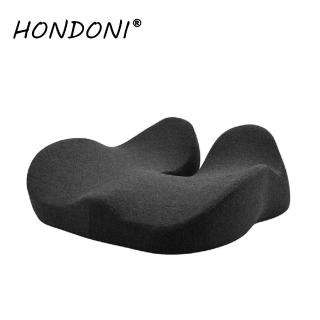 【HONDONI】新款6D美臀記憶痔瘡抒壓坐墊 飽滿支撐型 舒適深灰W3-GY