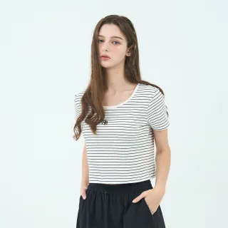 【GIORDANO 佐丹奴】女裝SORONA坑紋上衣 Spring Adventure系列(70 皎白X標誌黑)