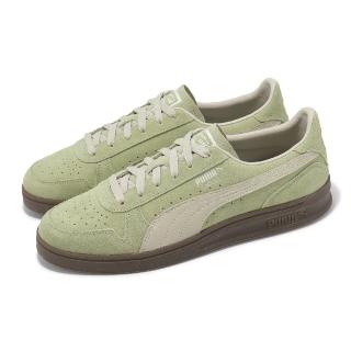 【PUMA】休閒鞋 Indoor Soft 男鞋 女鞋 綠 棕 麂皮 復古 焦糖底(401136-03)