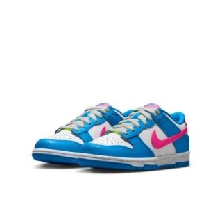 【NIKE 耐吉】Nike Dunk Low Photo Blue 藍粉 GS 低筒 休閒鞋 大童鞋 IB7747-406