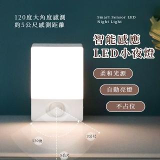 【隨時照亮】智慧感應LED小夜燈(床頭燈 走廊燈 緊急照明 免安裝 可掛可移動 禮物 起夜燈 玄關 臥室 客廳)