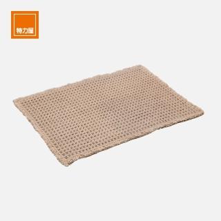 【特力屋】Home Zone 華夫格吸水地墊 60x40cm 奶茶