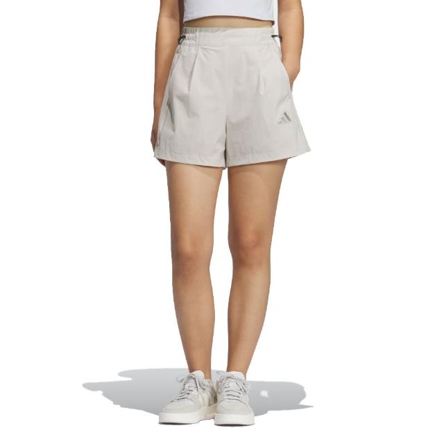 【adidas 愛迪達】舒爽 休閒 運動短褲 MT WV SHORTS 女 - JM8827