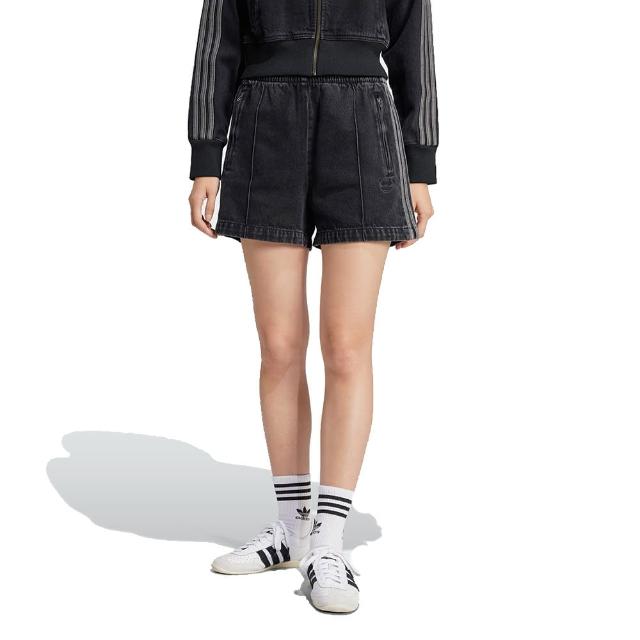 【adidas 愛迪達】女 Firebird Short 牛仔短褲 - JD3107