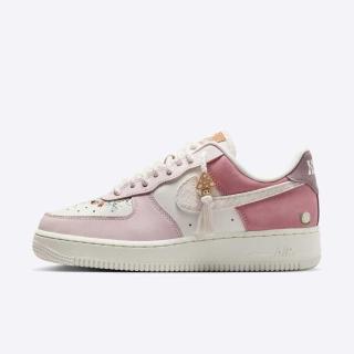 【NIKE 耐吉】Wmns Air Force 1 07 LX 女 運動休閒鞋 舒適 蘑菇 粉紅(IB8874-111)
