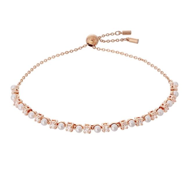 【SWAROVSKI 施華洛世奇】Matrix Tennis 水晶手鏈(限 量 促 銷)