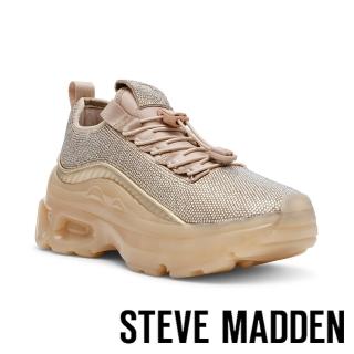 【steve madden】鑽面束口厚底老爹鞋 FABULUXE(金色)