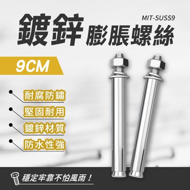 【智殿】九公分鍍鋅膨脹螺絲 六角內膨脹螺絲 內迫壁虎 建築壁虎 膨脹螺栓(自攻螺絲 外牙壁虎 165-SUSS9)